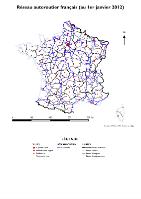 Réseau autoroutier français